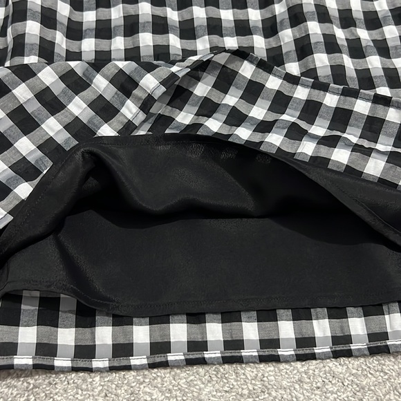 J. Crew Puff Sleeve Mini Dress in Textured Plaid Medium NWT - Picture 7 of 16